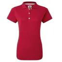 FootJoy Stretch Pique Solid polo donna, rosso