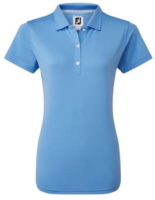 FootJoy Stretch Pique Solid polo donna, azzurro
