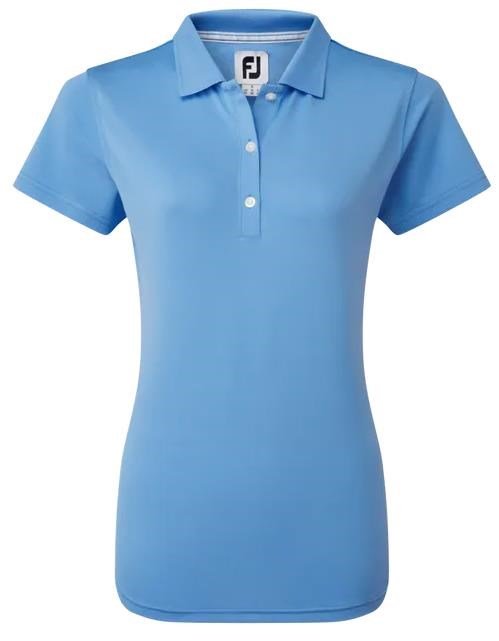 FootJoy Stretch Pique Solid polo donna, azzurro