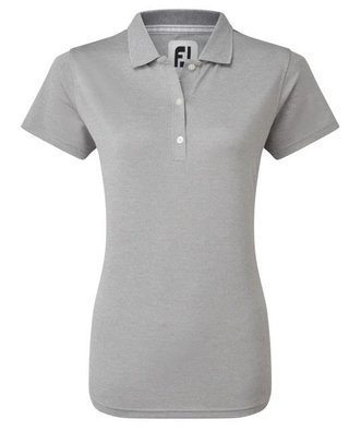 FootJoy Stretch Pique Solid polo donna, heather gray