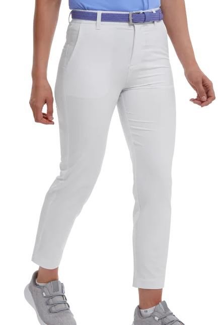 FootJoy Stretch Cropped 7/8 pantaloni donna, bianco