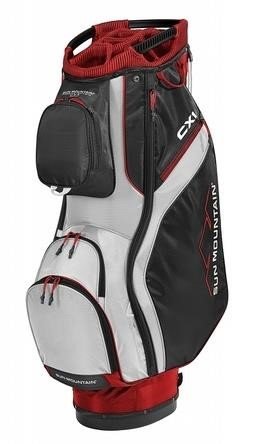 Sun Mountain CX1 cart bag, rosso/nero/bianco