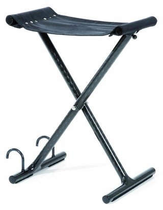 JuStar golfer seat, carbon nero