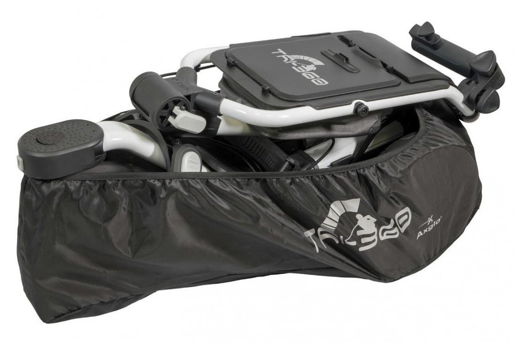 Axglo Tri-360 V2 Wheel Cover, nero