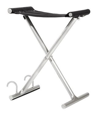 JuCad Golfer Seat made of Carbon, argento