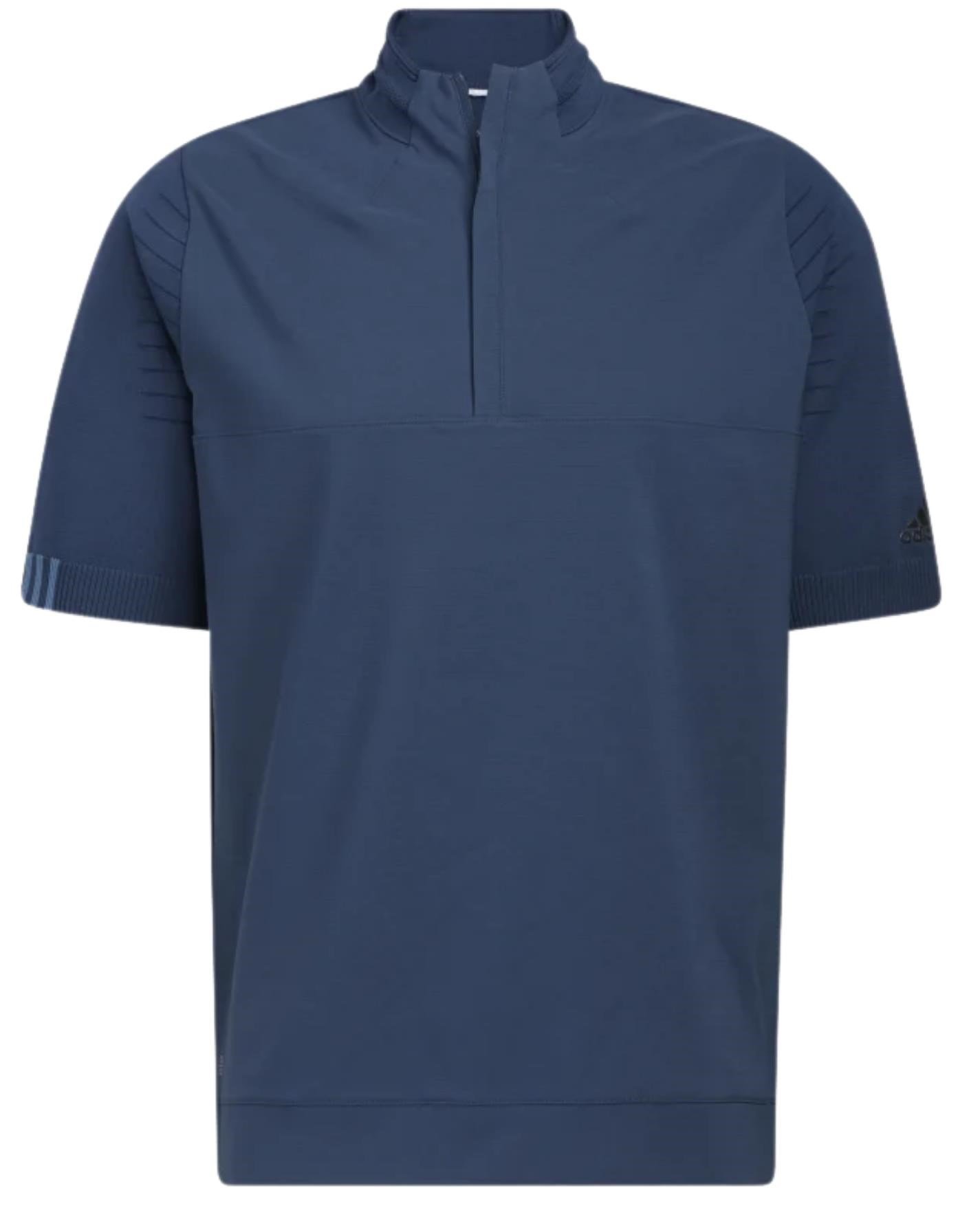 Adidas Primeknit Statement 1/4 felpa uomo, crew navy