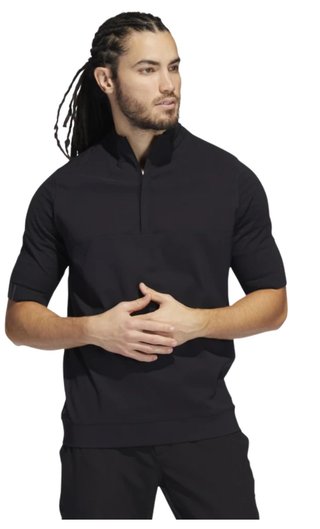 Adidas Primeknit Statement 1/4 felpa uomo, nera