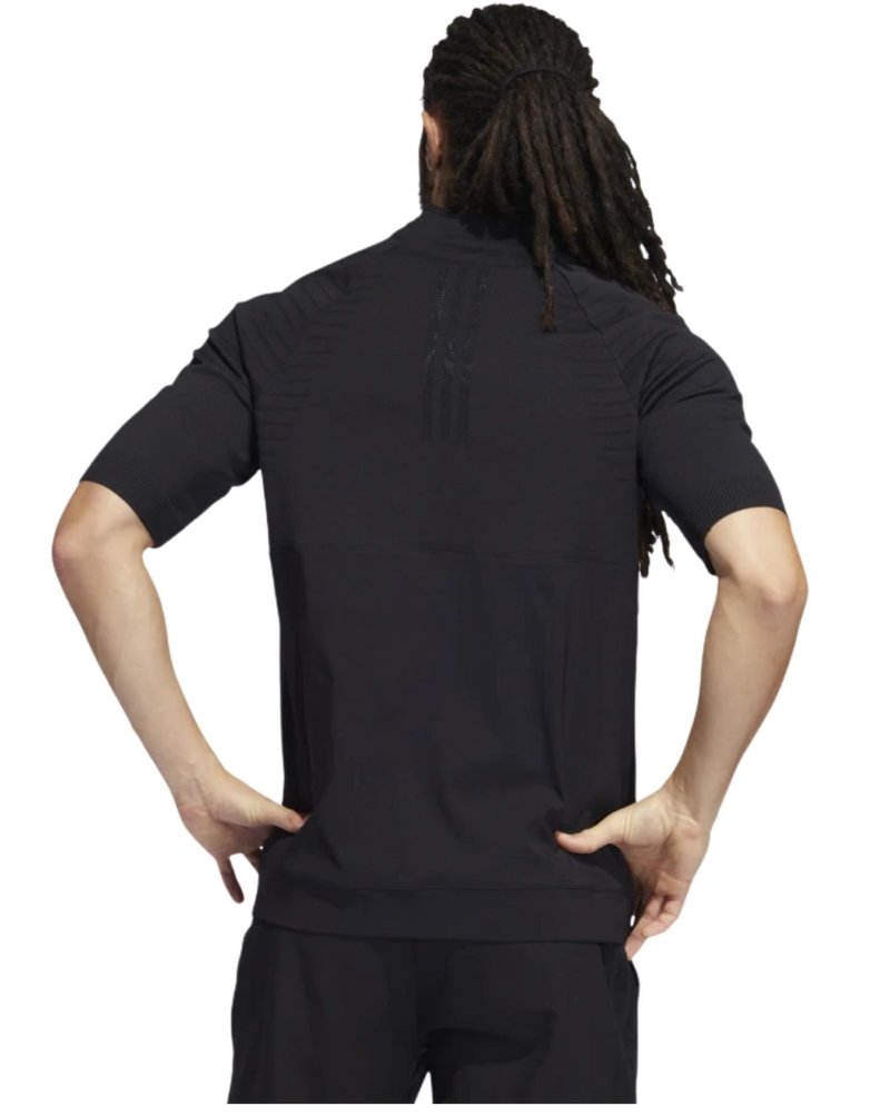 Adidas Primeknit Statement 1/4 felpa uomo, nera