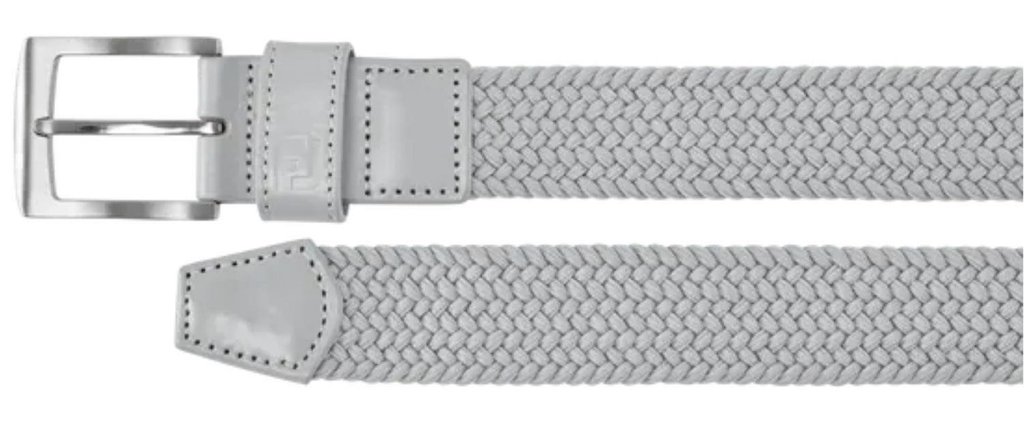 FootJoy Braided cintura da uomo, grigia