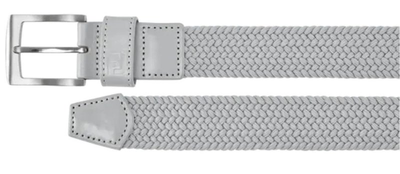 FootJoy Braided cintura da uomo, grigia