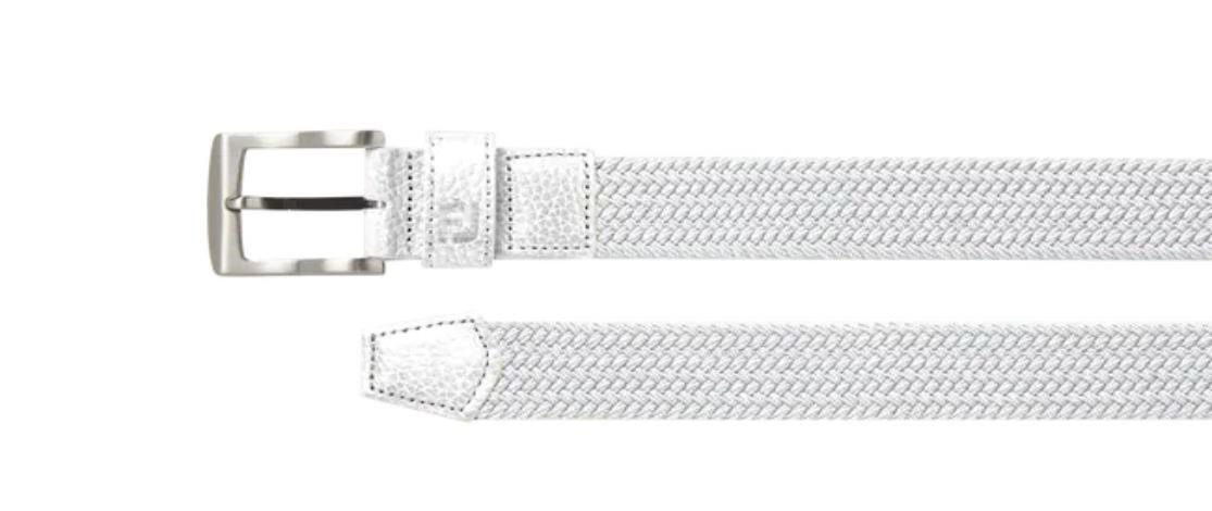 FootJoy Women's Braided cintura da donna, bianca