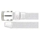FootJoy Women's Braided cintura da donna, bianca