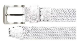 FootJoy Women's Braided cintura da donna, bianca