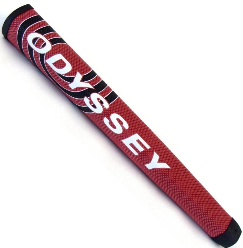 Odyssey Jumbo putter grip, rosso