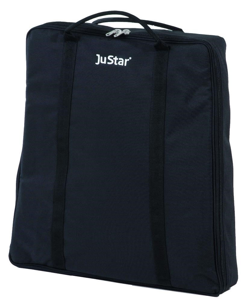 JuStar carry bag (Silver/Black Series, Silver manual, Carbon Light) cart bag, nero
