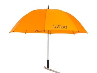 JuCad ombrello da golf 68" con pin, arancione