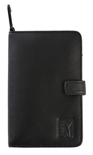 PGA Tour Real Leather Score Card and Accessory Wallet nero