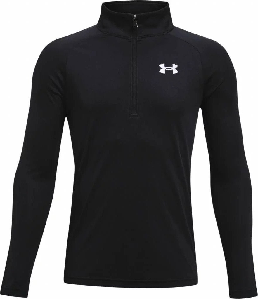 Under Armour Tech 2.0 1/2 Zip maglia sportiva da ragazzo, nera