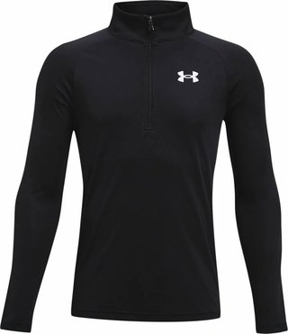 Under Armour Tech 2.0 1/2 Zip maglia sportiva da ragazzo, nera