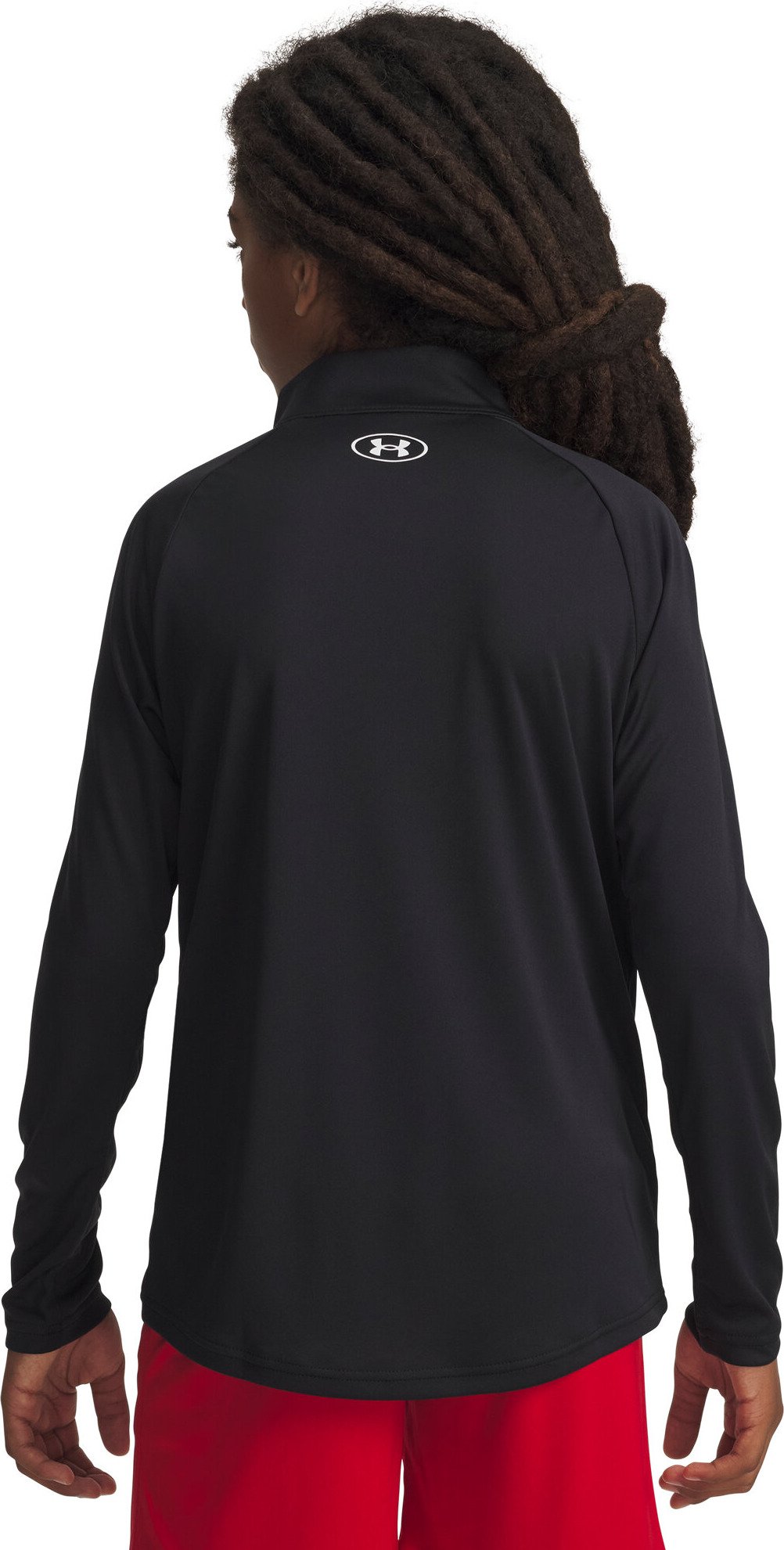 Under Armour Tech 2.0 1/2 Zip maglia sportiva da ragazzo, nera