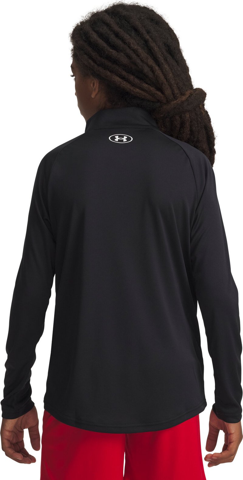 Under Armour Tech 2.0 1/2 Zip maglia sportiva da ragazzo, nera