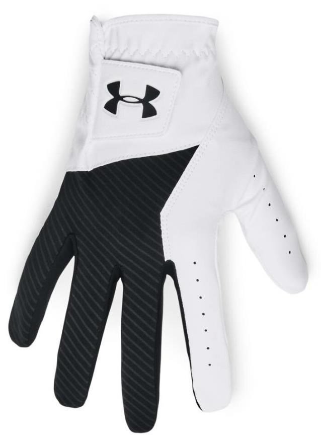 Under Armour Medal guanto da golf uomo, bianco/nero