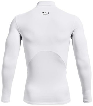 Under Armour ColdGear® Compression Mock maglia termica da uomo, bianca