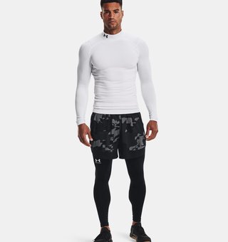 Under Armour ColdGear® Compression Mock maglia termica da uomo, bianca