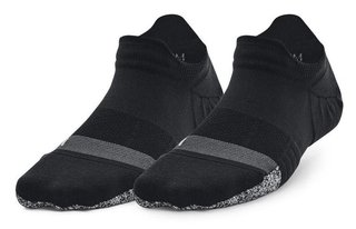 Under Armour Breathe 2 No Show Tab calzini da donna (2 paia), nero