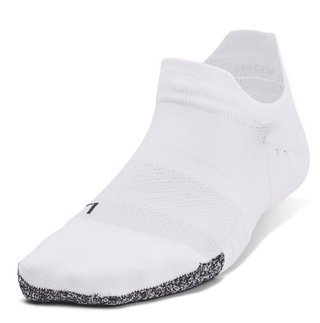 Under Armour Breathe 2 No Show Tab calzini da donna (2 paia), bianchi