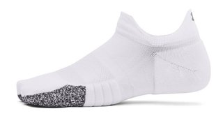 Under Armour Breathe 2 No Show Tab calzini da donna (2 paia), bianchi