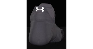 Under Armour Breathe 2 No Show Tab calzini da donna (2 paia), bianchi