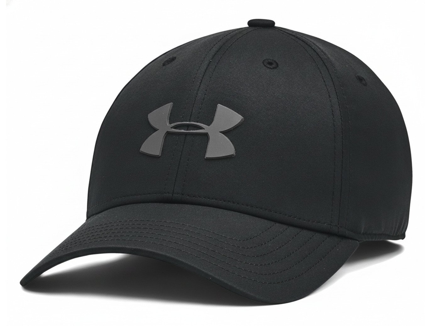 Under Armour Blitzing Low Storm Adj cappellino da uomo, nero/grigio jet