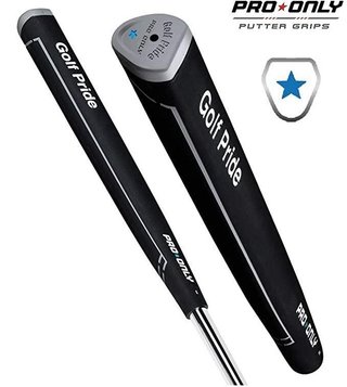 Golf Pride Pro Only Blue Star 81cc putter grip, nero