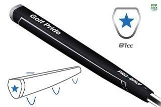 Golf Pride Pro Only Blue Star 81cc putter grip, nero
