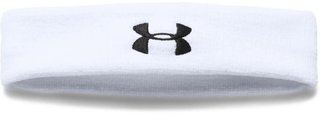 Under Armour Performance fascia da testa da uomo, bianca