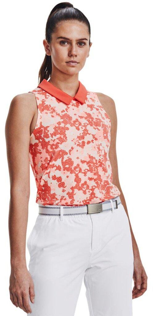 Under Armour Zinger Rise Sleeveless polo donna, arancione