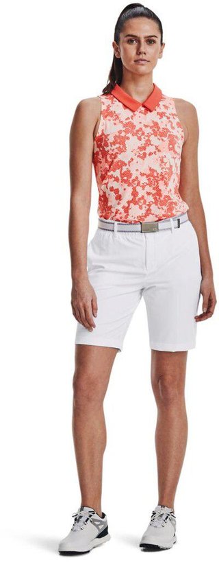 Under Armour Zinger Rise Sleeveless polo donna, arancione