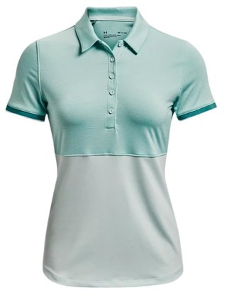 Under Armour Zinger Point polo da donna, sea mist/neptune