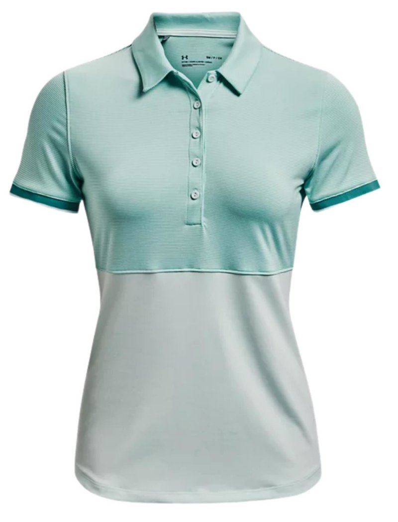 Under Armour Zinger Point polo da donna, sea mist/neptune