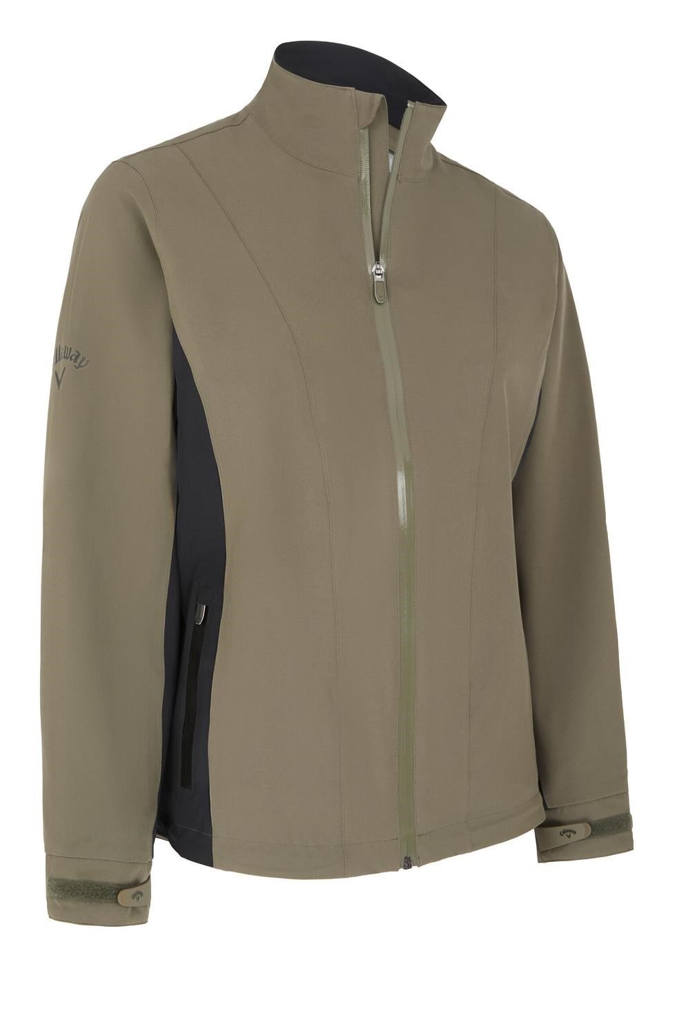 Callaway ColorBlock WaterProof giacca impermeabile da donna, industrial green
