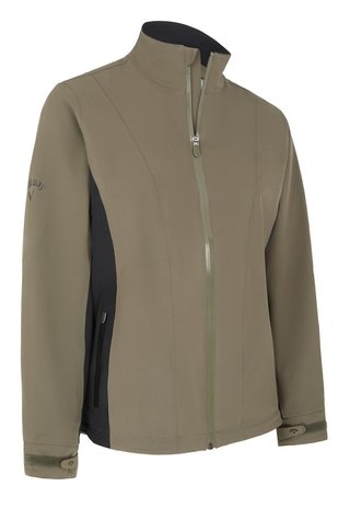 Callaway ColorBlock WaterProof giacca impermeabile da donna, industrial green