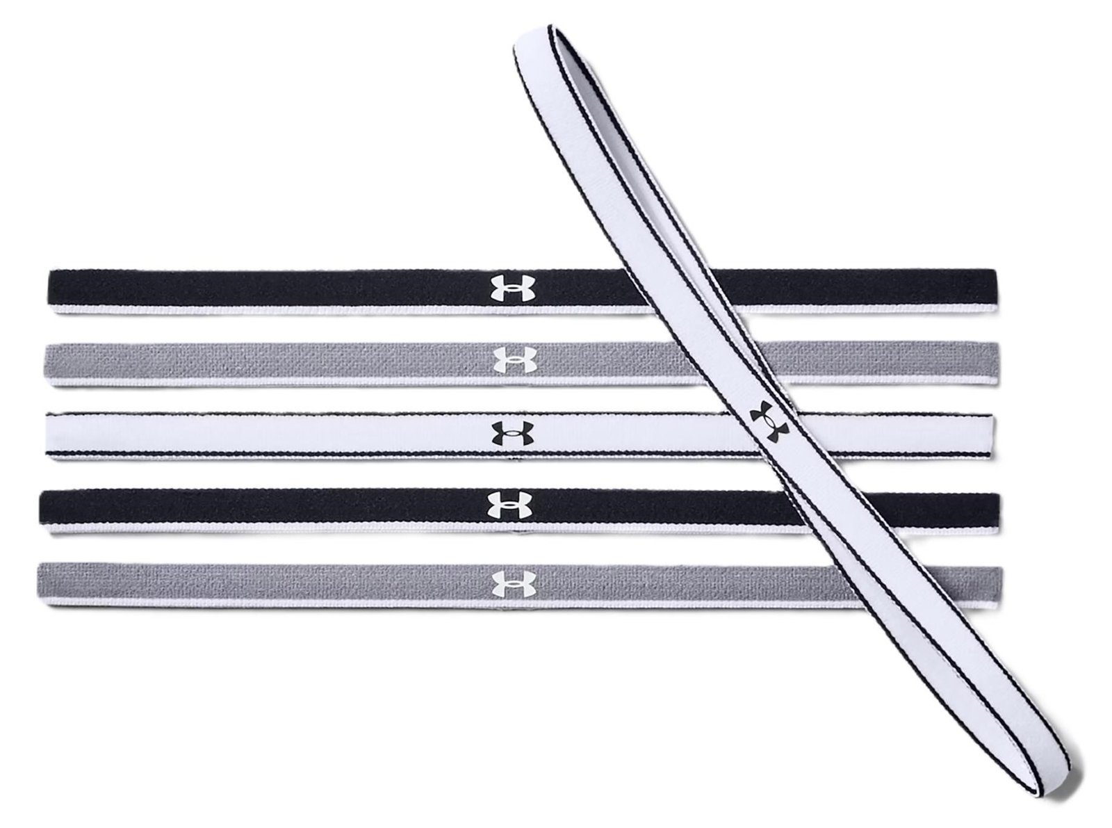 Under Armour Mini Headbands (6Pack), nero