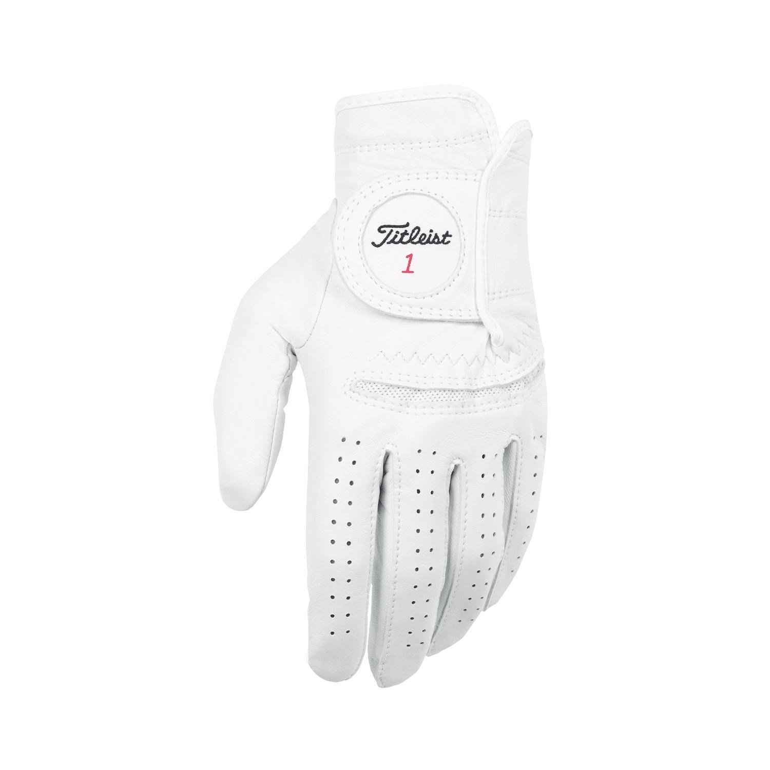 Titleist Perma-Soft Cadet guanto da golf uomo, bianco