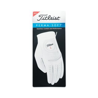 Titleist Perma-Soft Cadet guanto da golf uomo, bianco