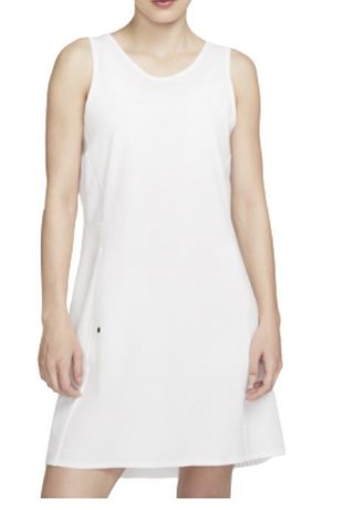 Nike Dri-Fit Ace abito da golf donna, bianco