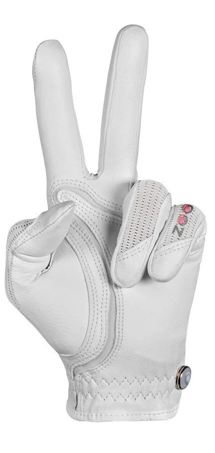 Zoom Zoom Sun Style guanto da golf donna, bianco
