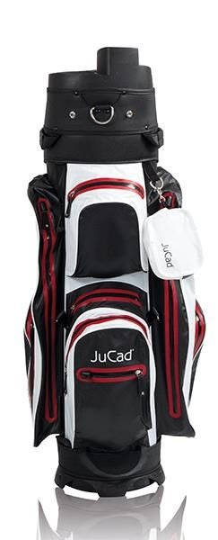 JuCad Manager Dry cart bag, nero/bianco/rosso