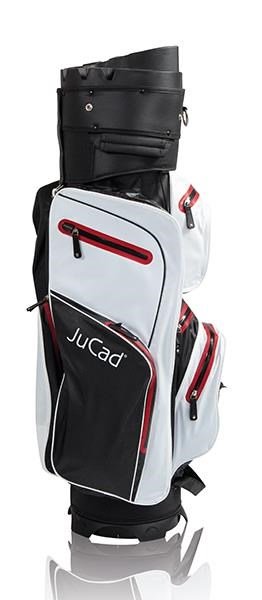 JuCad Manager Dry cart bag, nero/bianco/rosso