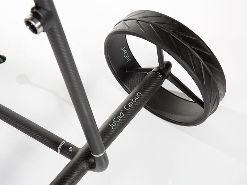 JuCad Carbon Travel Nero SV 2.0 carrello elettrico, nero